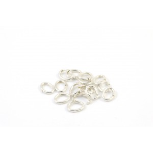  4mm oval jumpring sterling silver .925